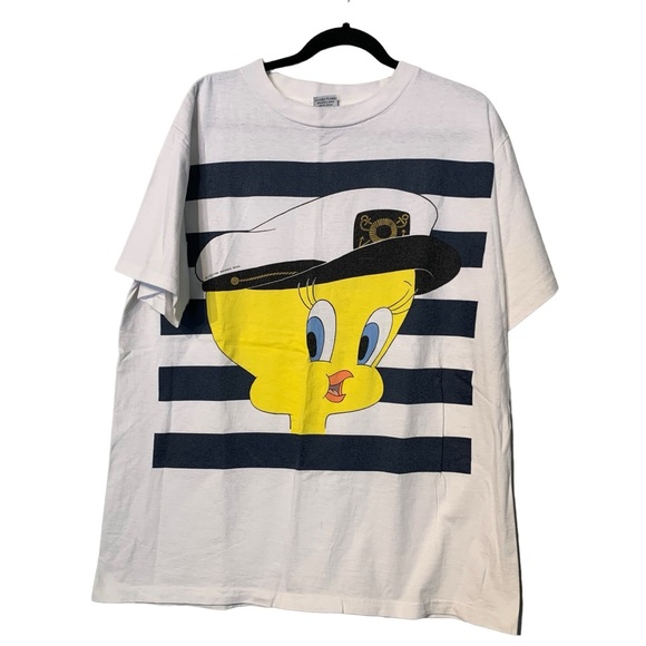 VINTAGE | ‘95 Single Stitch Sailor Tweety Bird Tee - Picture 1 of 11